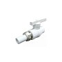 Краны шаровые ПП DN 20-32 PN 25 с односторонним разъемным соединением белые Valfex купить в Екатеринбурге | "Проконсим"