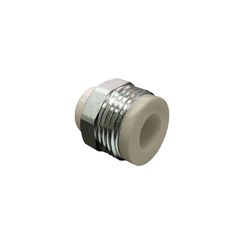 Штуцер 20 PN 25 G-3/4'' НР серый VALFEX купить в Екатеринбурге | "Проконсим"