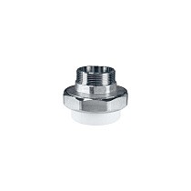 Муфты ПП DN 75-110 PN 25 разъёмные с наружной резьбой белые Valfex купить в Екатеринбурге | "Проконсим"