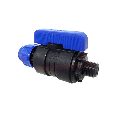 Кран шаровой компрессионный Valfex DN-25 PN-16 G-1 1/2'' цанга-штуцер купить в Екатеринбурге | "Проконсим"