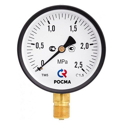 Манометр общетехнический Росма ТМ-510Р.00, до 0,16МПа M20x1,5, 100мм, радиальное присоединение, класс точности 1.5, IP54 купить в Екатеринбурге | "Проконсим" Манометр общетехнический Росма ТМ-510Р.00, до 0,16МПа M20x1,5, 100мм, радиальное присоединение, класс точности 1.5, IP54 купить в Екатеринбурге | "Проконсим"