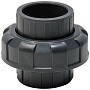 Муфта разборная НПВХ DN 50 PN 16 клеевая уплотнение EPDM черная Aquaviva BOD0500 купить в Екатеринбурге | "Проконсим"