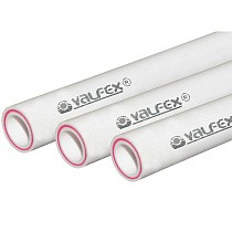 Трубы ПП SDR 6 DN 20-110 PN 25 армированные стекловолокном белые Valfex купить в Екатеринбурге | "Проконсим"