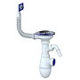Сифон для мойки Unicorn B430VP, без отвода, 3 1/2'' х40 с отводом для стиральной машины, прямоугольный перелив купить в Екатеринбурге | "Проконсим"