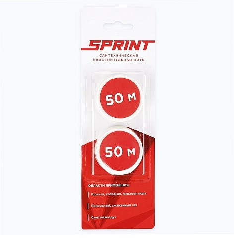 Уплотнительная нить Sprint набор катушек 2х50м, блистер купить в Екатеринбурге | "Проконсим"