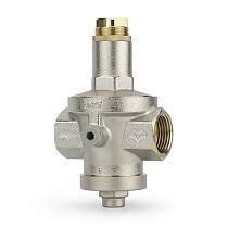 Регулятор давления DN 15-50 PN 16 мембранный никелированный под манометр VARMEGA купить в Екатеринбурге | "Проконсим"