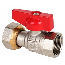 Краны латунные шаровые DN 15-20 PN 40 никелированные бабочка муфта-накидная гайка MVI BV.530 купить в Екатеринбурге | "Проконсим"