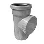 Ревизия с крышкой ПП для канализации DN 110 Valfex