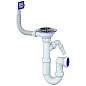 Сифон для мойки Unicorn Y430V, 3 1/2'' х40 без отвода, чаша из нержавеющей стали с отводом для стиральной машины, прямоугольный перелив купить в Екатеринбурге | "Проконсим"