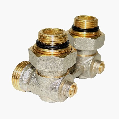 Узел нижнего подключения Vekotrim DN 15 PN 10 угловой двухтрубный 15-3/4'' с ниппелем, штуцер купить в Екатеринбурге | "Проконсим"