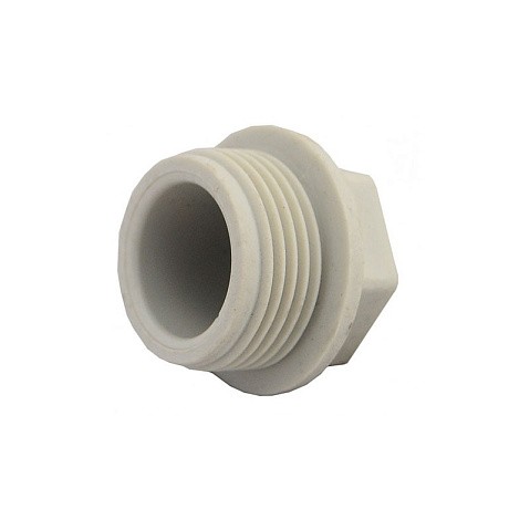 Заглушка полипропиленовая резьбовая VALFEX 25 PN 25 G-3/4'' серый купить в Екатеринбурге | "Проконсим"
