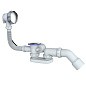 Сифон для ванны Unicorn S101, 40х50 отвод 45гр., 1 1/2'' х40 чаша из нержавеющей стали, круглый перелив купить в Екатеринбурге | "Проконсим"