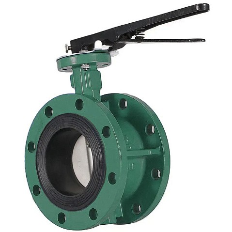Затворы чугунные дисковые DN 50-150 PN 16 фланцевые с чугунным диском рычаг GALA Тип.2123-G купить в Екатеринбурге | "Проконсим"