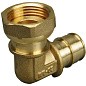 Угольник латунный для PEX труб 20-3/4'' PN 10 OP под надвижную гильзу с накидной гайкой ONE PLUS купить в Екатеринбурге | "Проконсим"
