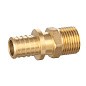 Муфта латунная для PEX DN 16 с наружной резьбой 1/2'' под надвижную гильзу PLP купить в Екатеринбурге | "Проконсим"
