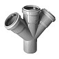 Крестовина ПП для канализации косая 45гр. 110- 50- 50 Valfex купить в Екатеринбурге | "Проконсим"