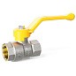 Кран латунный шаровой LD Pride GAS DN15 PN 40 никелированный рычаг муфта-муфта купить в Екатеринбурге | "Проконсим"
