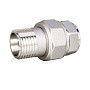 Американки латунные DN 15-50 PN 40 никелированные муфта-штуцер прямые LD Pride купить в Екатеринбурге | "Проконсим"