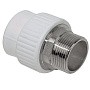 Муфта комбинированная ПП 32-1'' PN 25 под ключ с наружной резьбой белая VALFEX  купить в Екатеринбурге | "Проконсим"