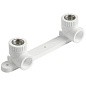 Угольник установочный двойной ПП 25-1/2'' PN 25 с внутренней резьбой белый VALFEX  купить в Екатеринбурге | "Проконсим"