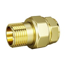 Американки латунные DN 15-50 PN 40 муфта-штуцер прямые LD Pride купить в Екатеринбурге | "Проконсим"