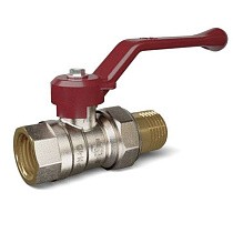 Краны латунные шаровые DN 15-32 PN 25-40 никелированные рычаг американка Temper серия 88 ГОСТ Р 59553 купить в Екатеринбурге | "Проконсим"