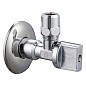 Кран латунный шаровой угловой MVI BV.464 DN 15-цанга 10 PN 10 наружная-M10 штуцер бабочка купить в Екатеринбурге | "Проконсим"