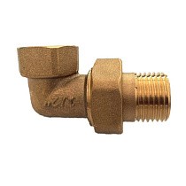 Американки латунные DN 15-50 PN 40 муфта-штуцер угловые купить в Екатеринбурге | "Проконсим"