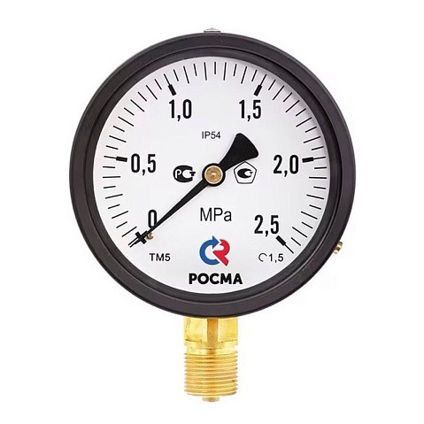 Манометр общетехнический Росма ТМ-510Р.00, до 0,16МПа M20x1,5, 100мм, радиальное присоединение, класс точности 1.5, IP54 купить в Екатеринбурге | "Проконсим" Манометр общетехнический Росма ТМ-510Р.00, до 0,16МПа M20x1,5, 100мм, радиальное присоединение, класс точности 1.5, IP54 купить в Екатеринбурге | "Проконсим"