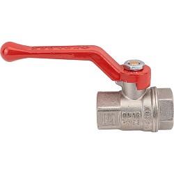  Латунный шаровой кран Ду40 Ру25 Valfex VF.214.NR1.112.DP 11Б27фт1М ВР-ВР, проход , рычаг. (111101037) со склада Проконсим в Екатеринбурге