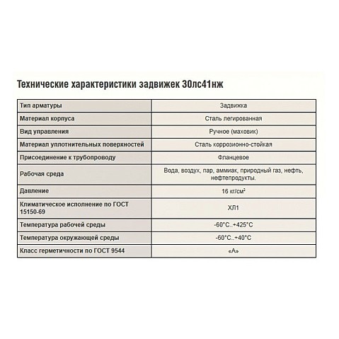 Задвижка стальная 30лс41нж DN 100 PN 16 класс ''А'' исполнение ХЛ1, L=230мм САЗ АВАНГАРД купить в Екатеринбурге | "Проконсим"