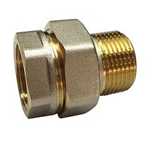 Американки латунные DN 15-50 PN 40 никелированные муфта-штуцер прямые купить в Екатеринбурге | "Проконсим"