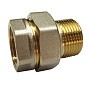 Американки латунные DN 15-50 PN 40 никелированные муфта-штуцер прямые купить в Екатеринбурге | "Проконсим"