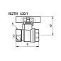 Кран латунный шаровой 11Б27п1 DN15 PN40 бабочка муфта-муфта БАЗ Standart купить в Екатеринбурге | "Проконсим"