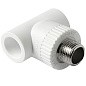 Тройник комбинированный ПП 32-1/2'' PN 25 с наружной резьбой белый Pro Aqua PA25015 купить в Екатеринбурге | "Проконсим"
