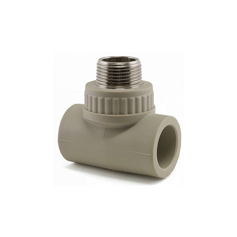 Тройник комбинированный НР VALFEX 32x32 PN 25 G-1/2'' НР серый купить в Екатеринбурге | "Проконсим"