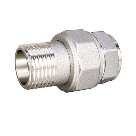 Американки латунные DN 15-50 PN 40 никелированные муфта-штуцер прямые LD Pride купить в Екатеринбурге | "Проконсим" Американки латунные DN 15-50 PN 40 никелированные муфта-штуцер прямые LD Pride купить в Екатеринбурге | "Проконсим"