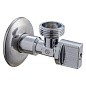 Кран латунный шаровой угловой MVI BV.464 DN 15-20 PN 10 штуцер бабочка купить в Екатеринбурге | "Проконсим"
