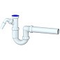 Сифон для умывальника Unicorn Y510V, 40х40 прямой отвод, 1 1/2'' х40 преходник 40х32 купить в Екатеринбурге | "Проконсим"