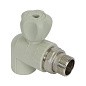 Кран шаровой для радиатора угловой VALFEX 20 PN 25 G-1/2'' серый купить в Екатеринбурге | "Проконсим"
