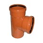 Тройник ПП для наружной канализации 87,5гр. DN 160-110 Valfex