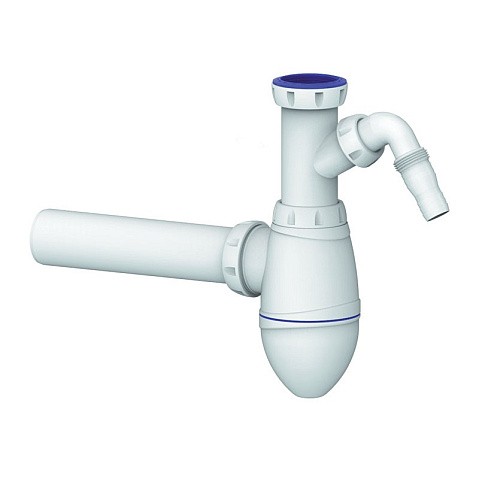 Сифон для умывальника Unicorn А510V, 40х40 прямой отвод, 1 1/2'' х40 с отводом для стиральной машины преходник 40х32 купить в Екатеринбурге | "Проконсим"