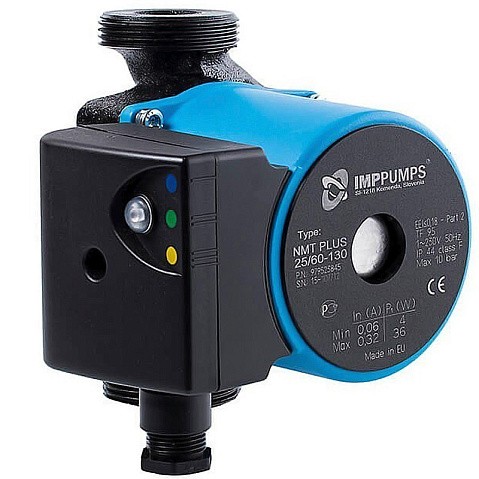Насос циркуляционный с мокрым ротором IMP PUMPS NMT PLUS c электронным управлением, резьбовой купить в Екатеринбурге | "Проконсим"