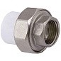 Муфта комбинированная ПП 32-1/2'' PN 25 разъёмная с внутренней резьбой белая PlasticPro купить в Екатеринбурге | "Проконсим"