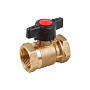 Кран шаровой латунный DN 15-20 PN 16 для 2-трубной системы муфта-муфта купить в Екатеринбурге | "Проконсим"