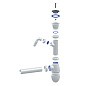 Сифон для мойки Unicorn В310V, 40х40 прямой отвод, 1 1/2'' х40 чаша из нержавеющей стали с отводом для стиральной машины купить в Екатеринбурге | "Проконсим"