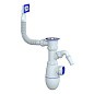 Сифон для мойки Unicorn В440V, без отвода, 1 1/2'' х40 чаша из нержавеющей стали, прямоугольный перелив купить в Екатеринбурге | "Проконсим"