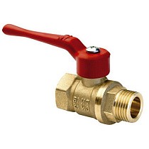 Краны латунные шаровые 11Б27п1 DN 15-40 PN 40 рычаг муфта-штуцер БАЗ Standart купить в Екатеринбурге | "Проконсим"
