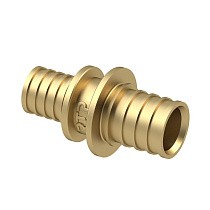 Муфты латунные для PEX-PEX труб DN 20-40 PN 16 переходные под надвижную гильзу РосТурПласт купить в Екатеринбурге | "Проконсим"