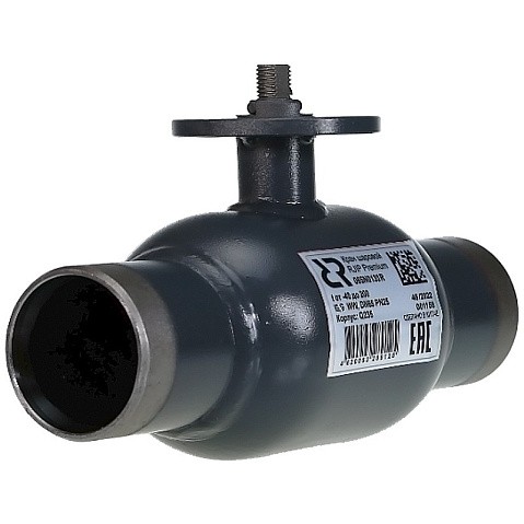Кран стальной шаровой цельносварной DN 65-50 PN 25 стандартнопроходной приварной 260мм под электропривод RJIP-WW РИДАН 065N0132R купить в Екатеринбурге | "Проконсим"